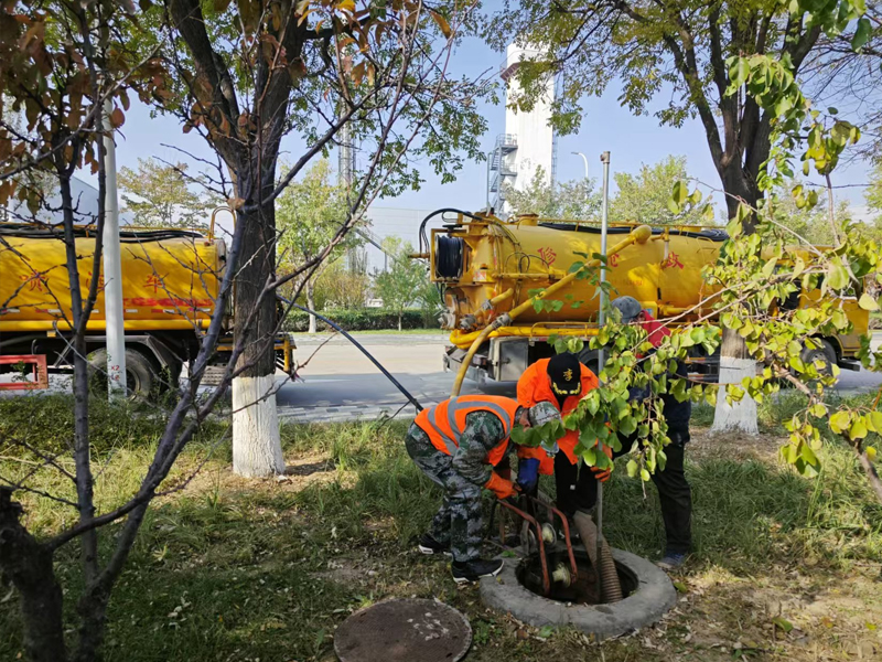 锁金村厂区管道清洗